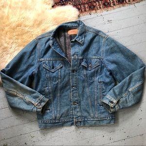 blanket lined levi jacket